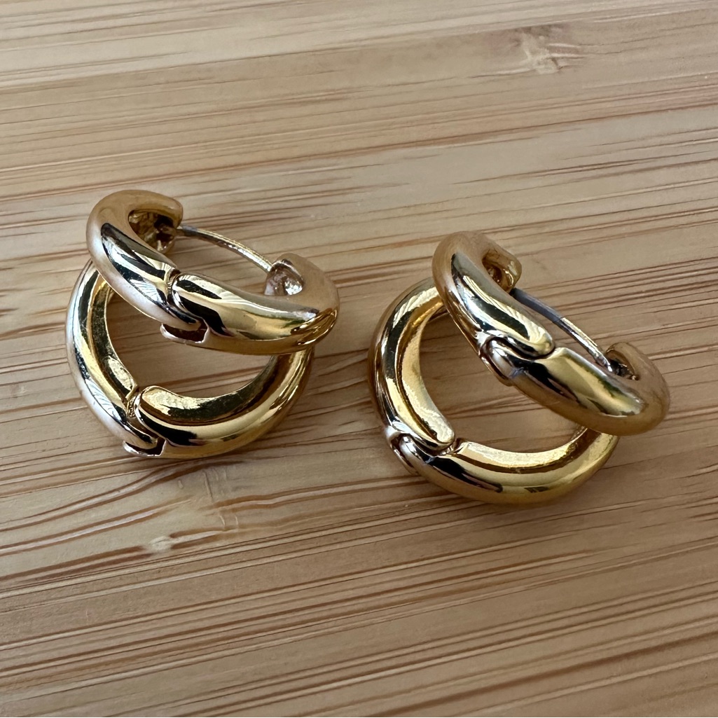 Mango Metallic Earrings